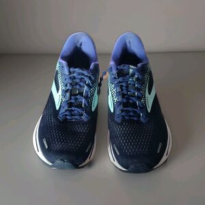 Brooks Ghost 14 Womens Size 8  Blue White Running Walking Shoes Sneakers